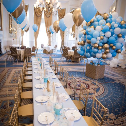 Aimee Dunne First Birthday Party Table setting